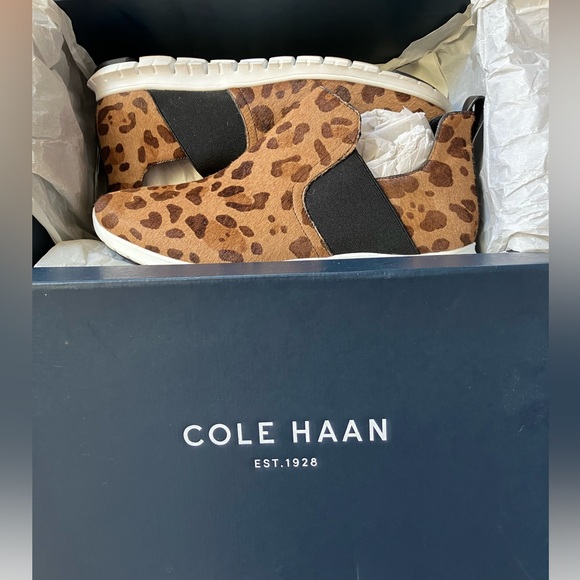Cole Haan Zerogrand Leopard Print Slip On - Picture 2 of 9